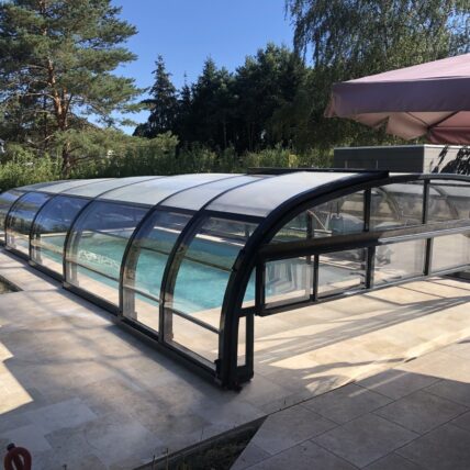 Abri mi haut pour piscine AERYS 180