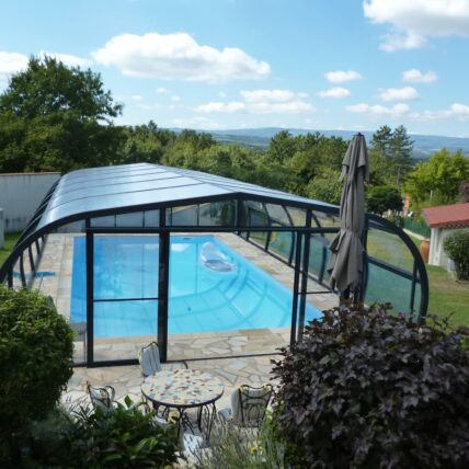 Abri de piscine haut extérieur HERA