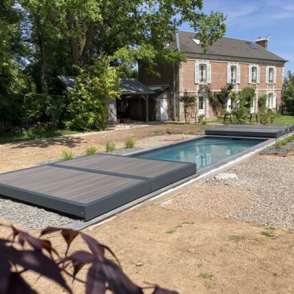 Terrasse mobile pour piscine STILYS